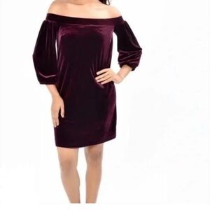 Off-the-shoulder dress